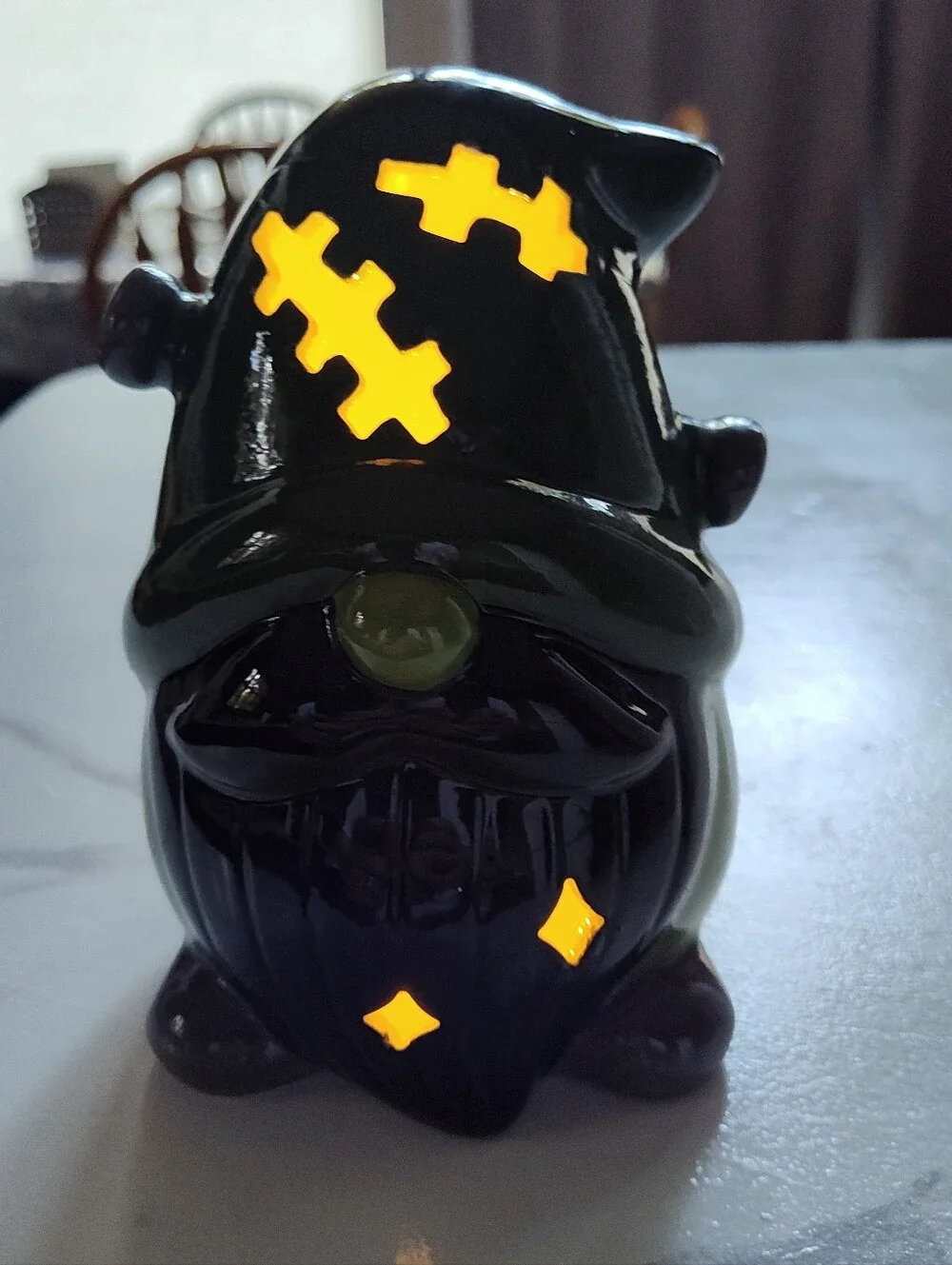 Target 2023 Bullseye Playground Ceramic Frankenstein Gnome Light Up Halloween